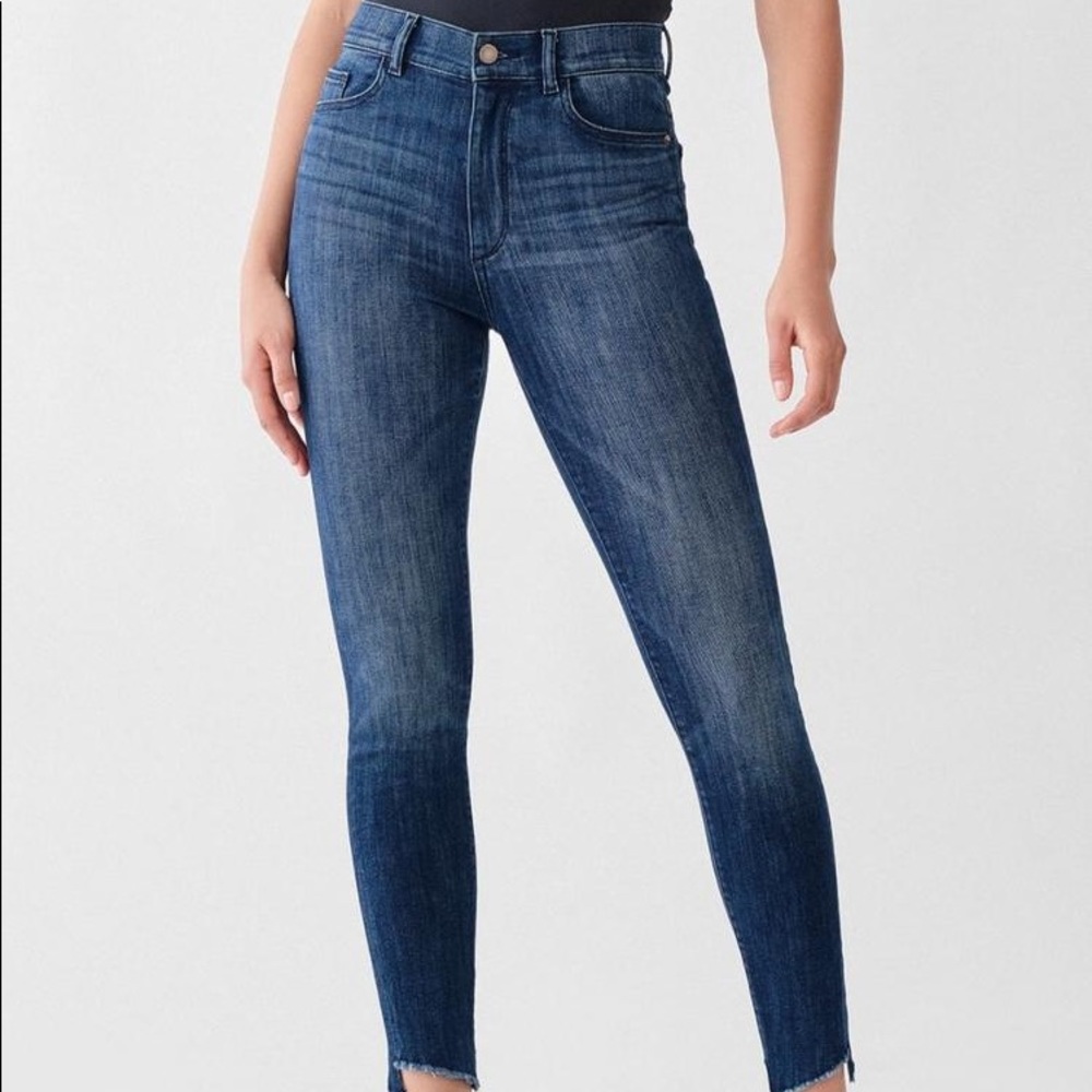DL1961 Farrow High-Rise Skinny Jeans in Johnston